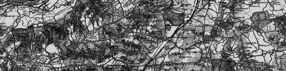 Old map of Mortimer in 1895