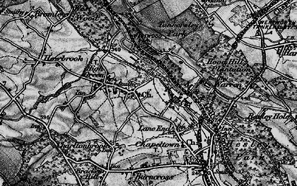 Old map of Mortomley in 1896
