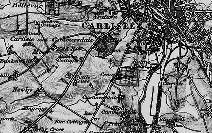 Old map of Morton in 1897