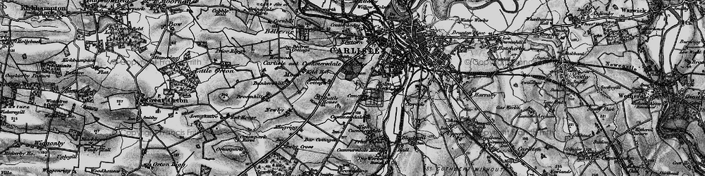 Old map of Morton in 1897