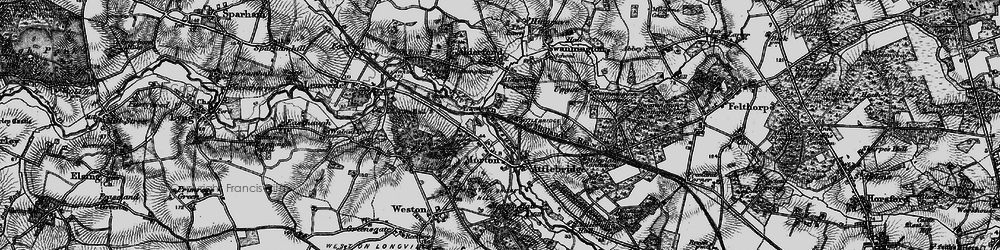 Old map of Morton in 1898