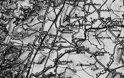 Old map of Morton Common in 1897