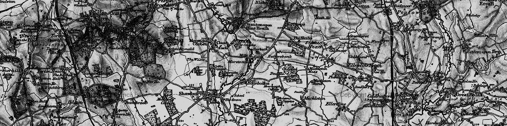 Old map of Morton Mill in 1899