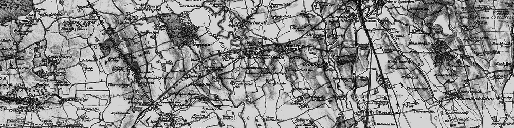 Old map of Morton-on-Swale in 1898