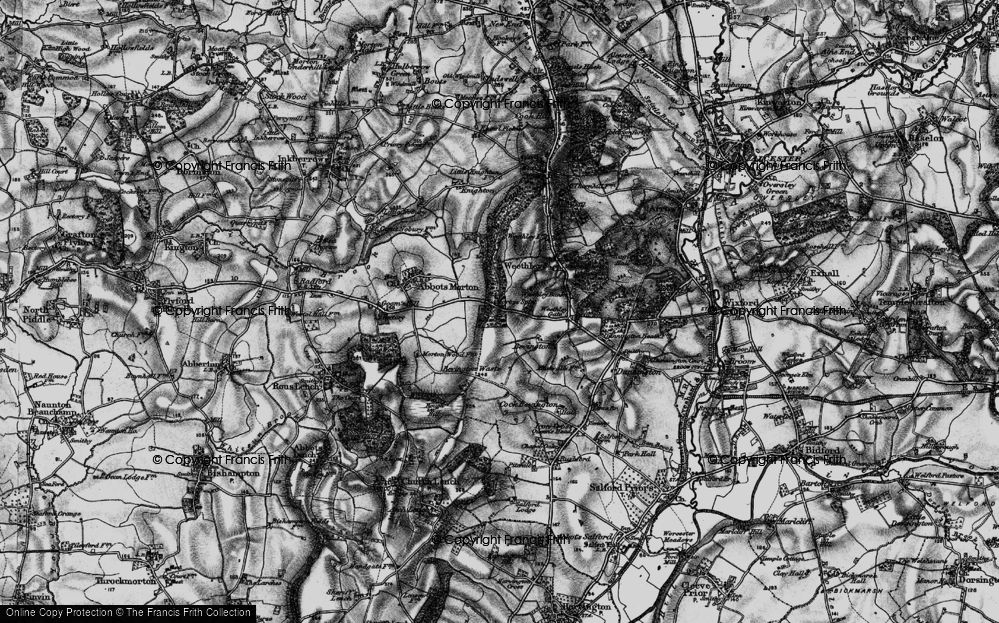 Old Map of Morton Spirt, 1898 in 1898