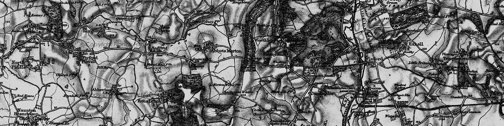 Old map of Morton Spirt in 1898