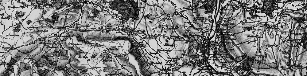 Old map of Morville Heath in 1899