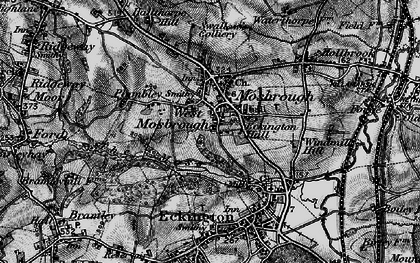 Old map of Eckington Hall in 1896