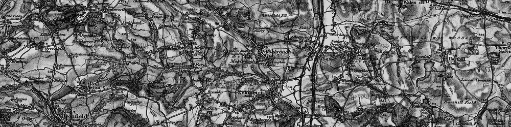 Old map of Mosborough in 1896