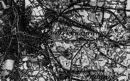 Old map of Moseley in 1899