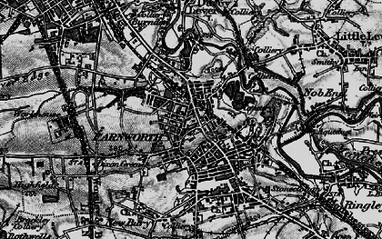 Old map of Moses Gate in 1896