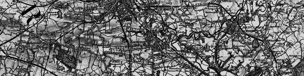 Old map of Moses Gate in 1896