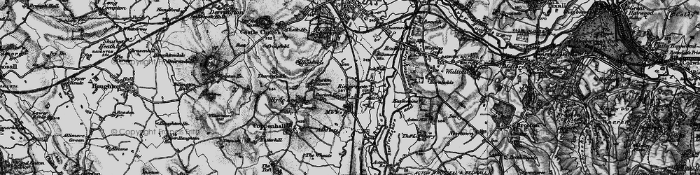 Old map of Ashflats in 1898