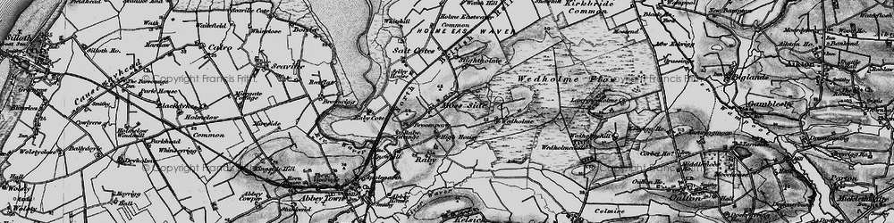 Old map of Broompark in 1897
