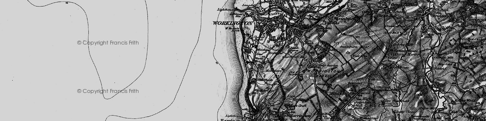 Old map of Mossbay in 1897