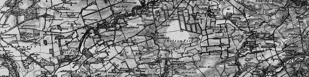 Old map of Mossedge in 1897