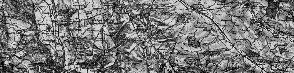 Old map of Mossgate in 1897