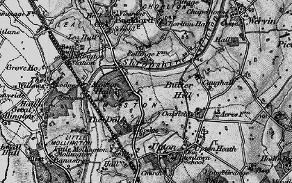 Old map of Moston in 1896