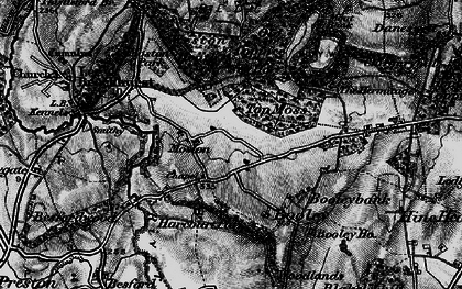 Old map of Moston in 1897