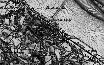 Old map of Mostyn in 1896