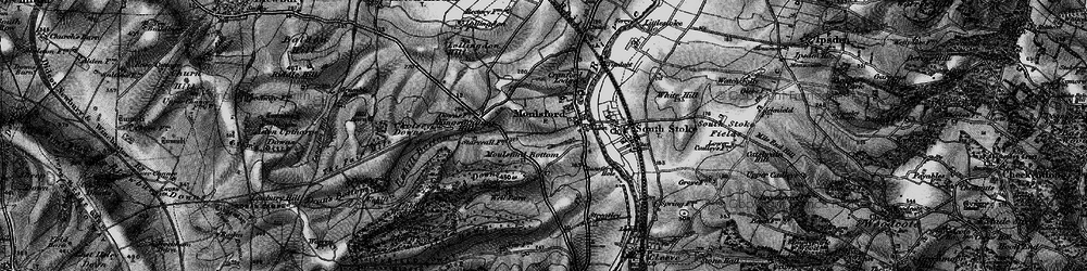 Old map of Moulsford in 1895