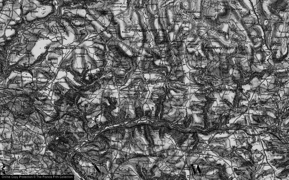 Old Map of Mount, 1895 in 1895