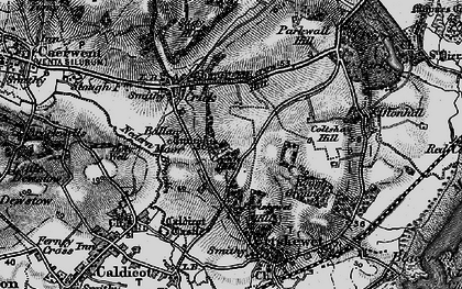 Old map of Mount Ballan in 1897