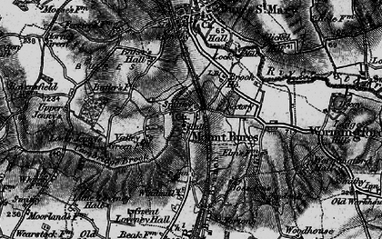 Old map of Mount Bures in 1895