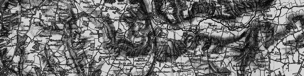 Old map of Mount Bures in 1895