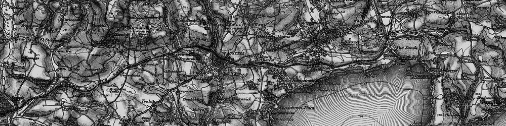 Old map of Mount Charles in 1895