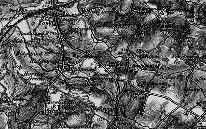 Old map of Mount Ephraim in 1895