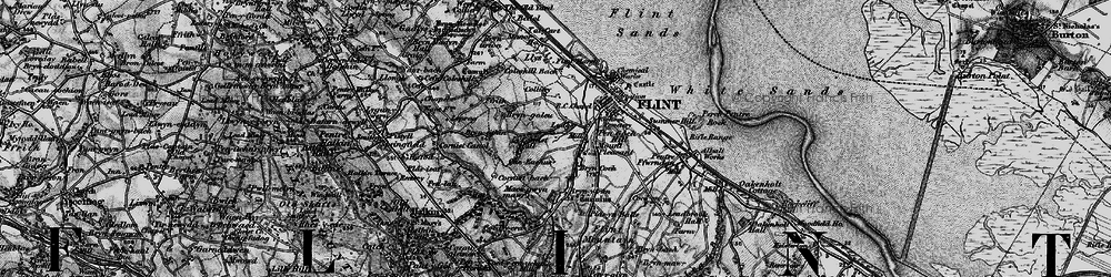 Old map of Mount Pleasant in 1896