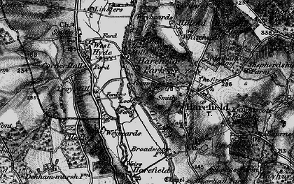 Old map of Mount Pleasant in 1896