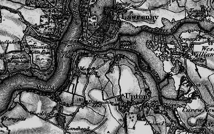 Old map of Mount Pleasant in 1898