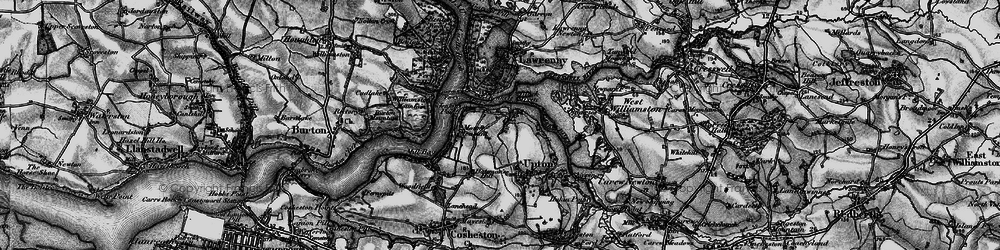 Old map of Mount Pleasant in 1898