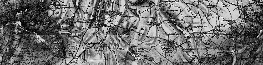 Old map of Mount Pleasant in 1898