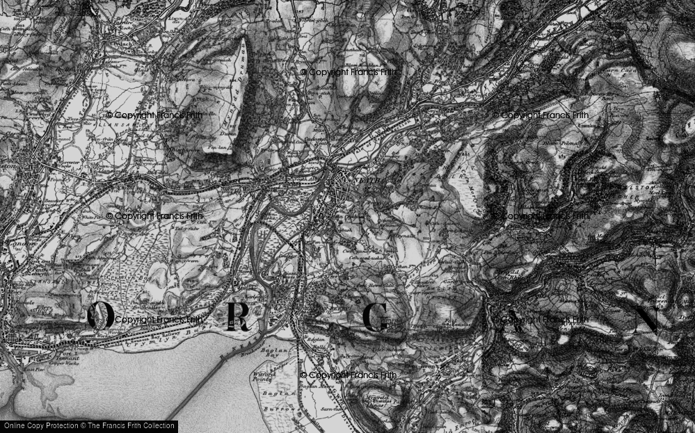 Old Map of Mount Pleasant, 1898 in 1898