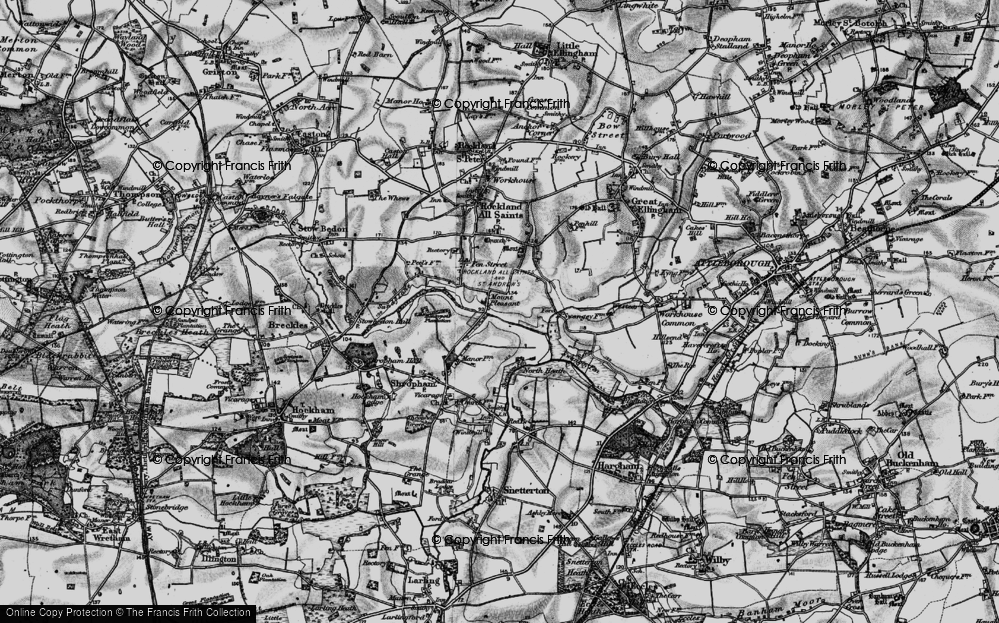 Old Map of Mount Pleasant, 1898 in 1898