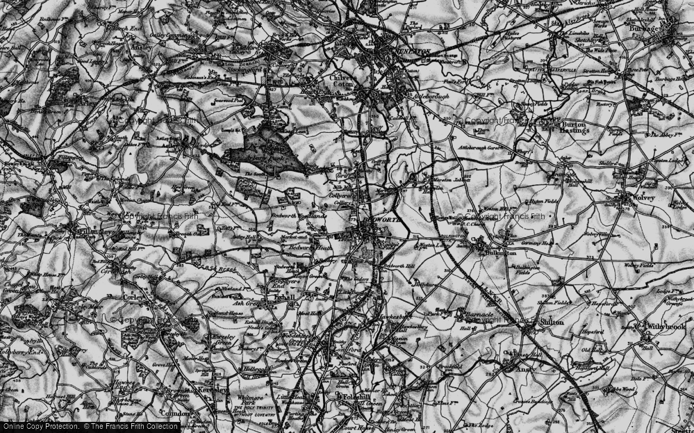Old Map of Mount Pleasant, 1899 in 1899