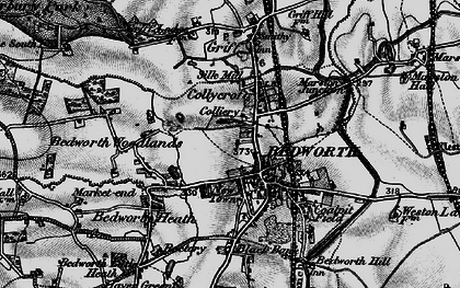 Old map of Mount Pleasant in 1899