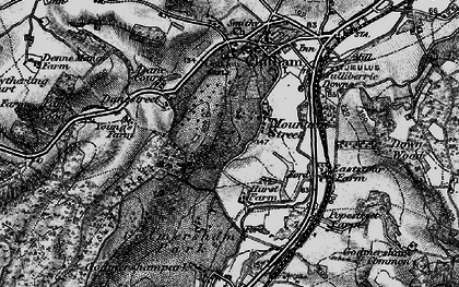 Old map of Mountain Street in 1895
