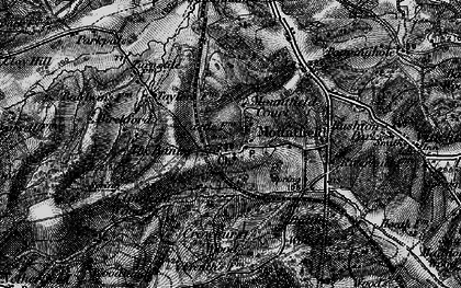 Old map of Mountfield in 1895
