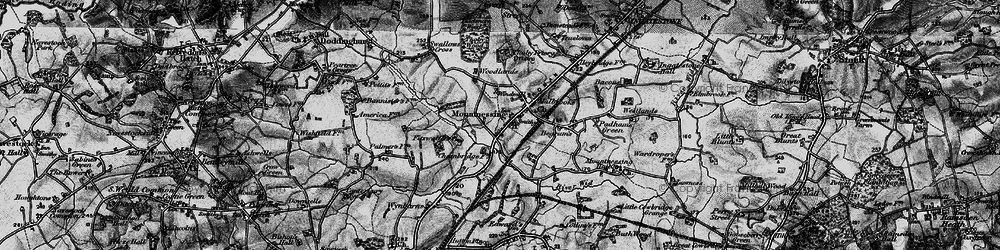 Old map of Begrums in 1896