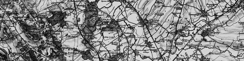 Old map of Mountsorrel in 1899