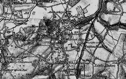 Old map of Mousehill in 1896