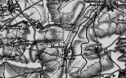 Old map of Mowsley in 1898