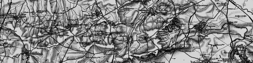 Old map of Mowsley in 1898