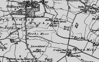 Old map of Whitecarr Ings in 1898