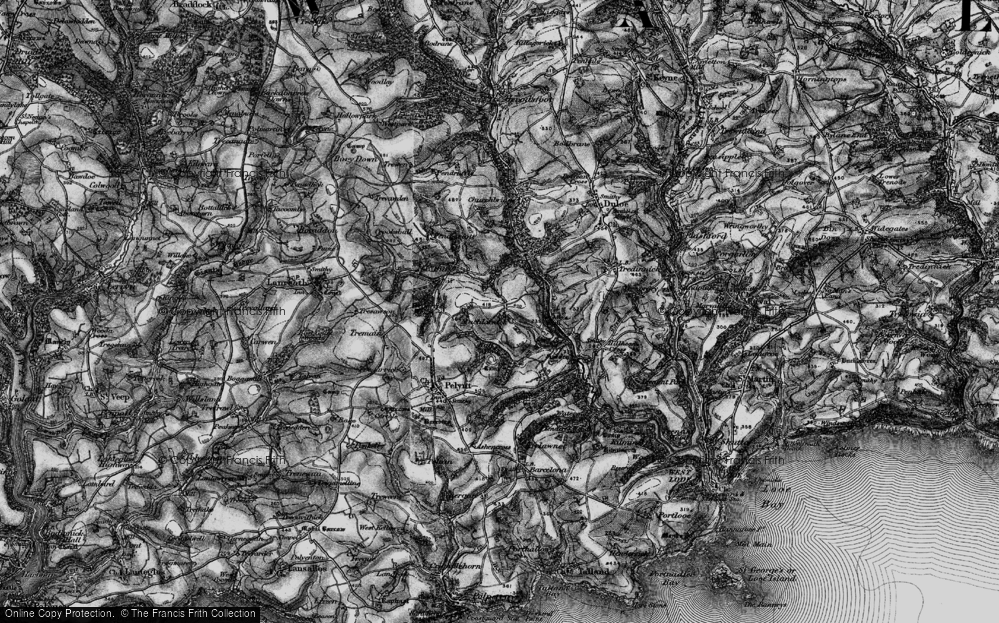Old Map of Muchlarnick, 1896 in 1896