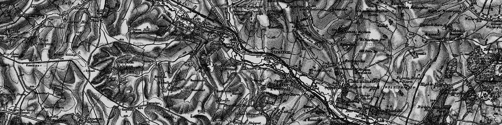 Old map of Muckleford in 1897
